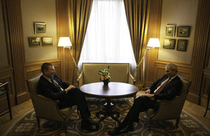 Minister Lidington and Minister Rinkevics