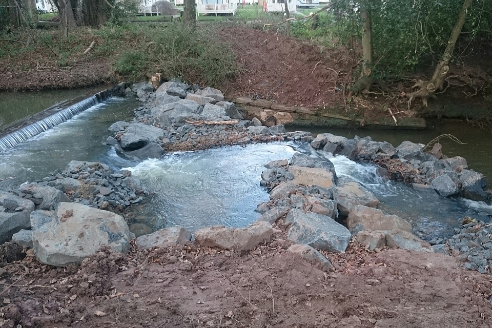 New Northumberland fish passes open up stream