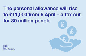 Personal allowance changes