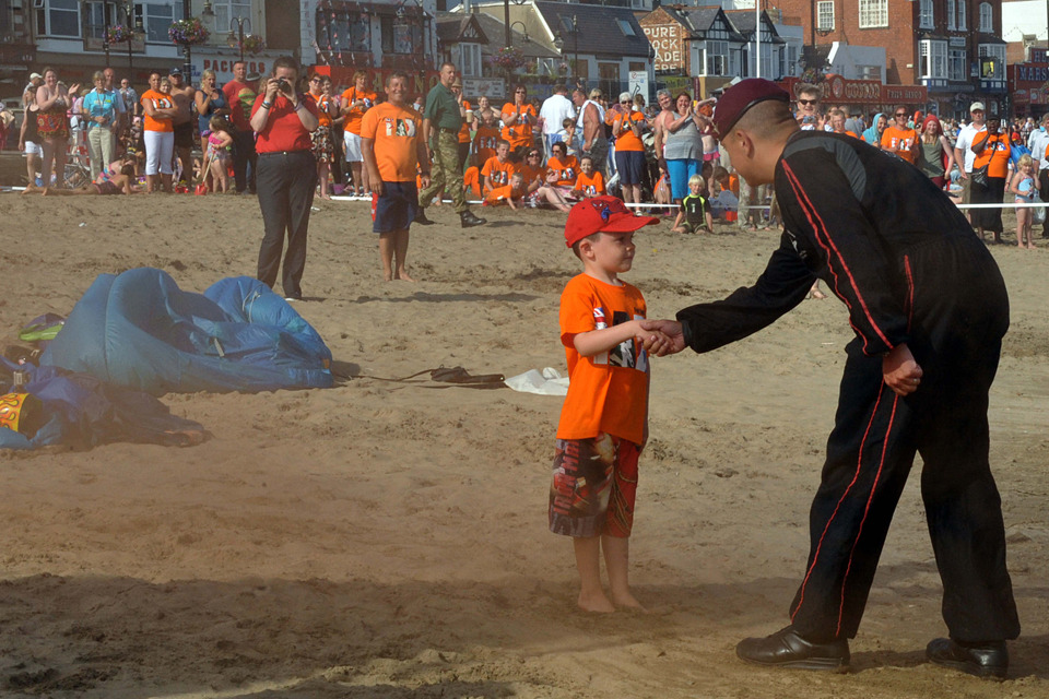 Bereaved military families given a FAB time