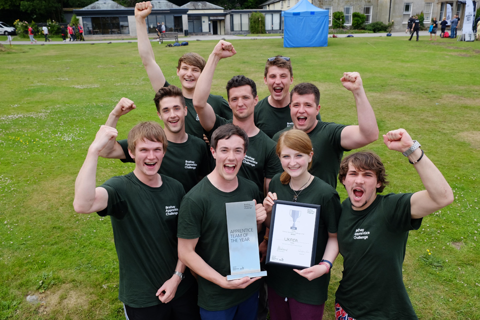 UKAEA crowned apprentice team of the year