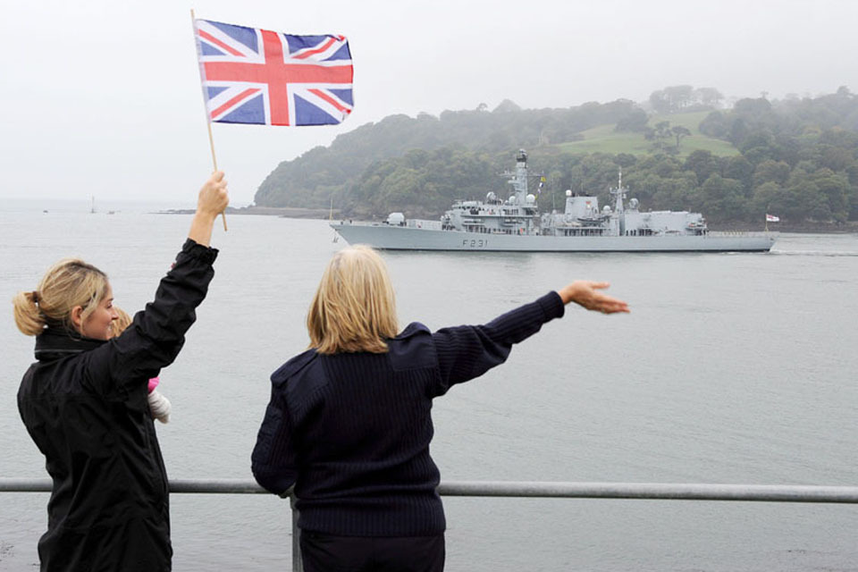HMS Argyll deploys to Middle East after refit