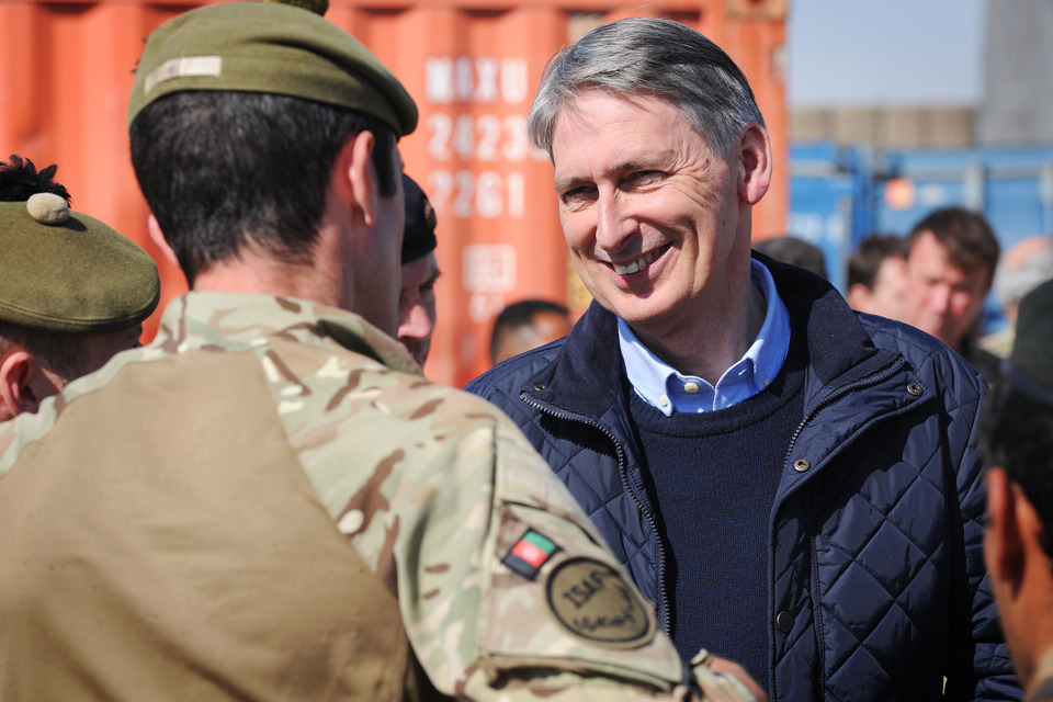 Defence Secretary visits British troops in Afghanistan
