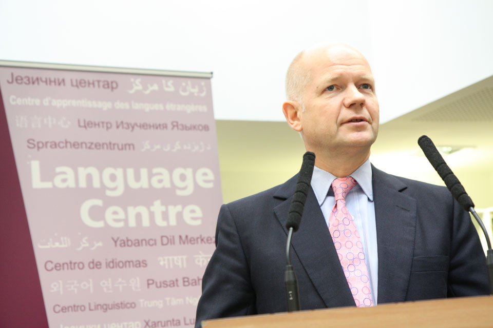 Foreign secretary boosts language learning for diplomats