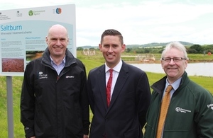 Official opening of Saltburn mine water treatment scheme