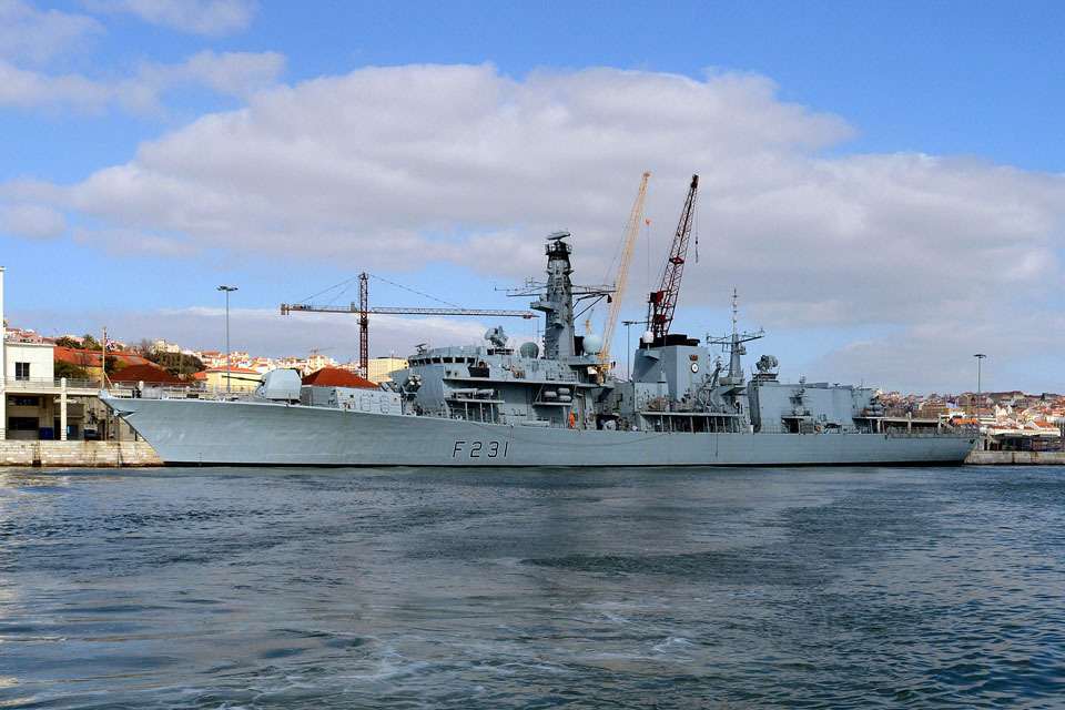 Royal Navy warship prepares for counter narcotics assignment