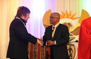 Jacob Zuma and Jerry Dammers