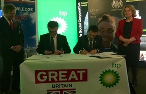 Official Signing of the Chevening/BP Partnership Agreement