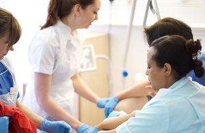 Nursing staff in hospital