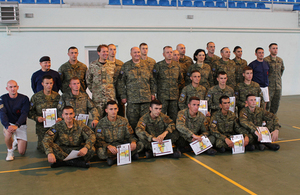 Kosovo Security Force members successfully completed Physical Training Instructors Course