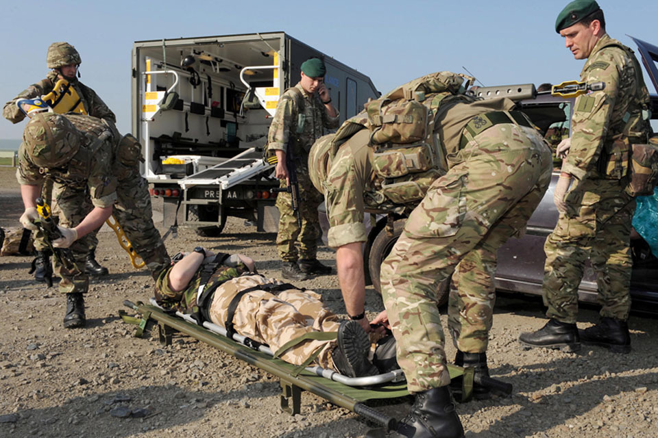 Navy medics train for rapid reaction operations