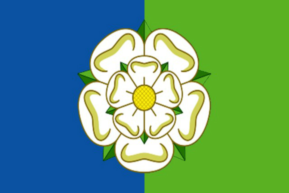 East Riding flag, picure courtesy Wiki commons