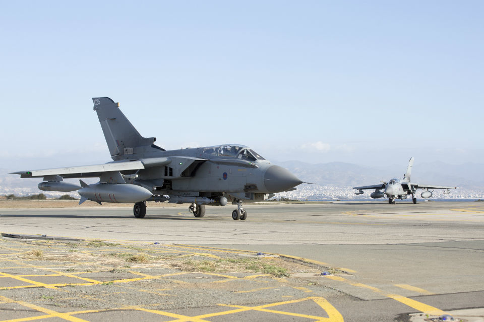 RAF conduct first air strikes in Syria