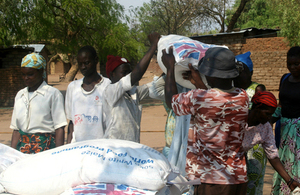 UK aid is supporting hundreds of thousands of people during a prolonged food crisis. Picture: UK in Malawi