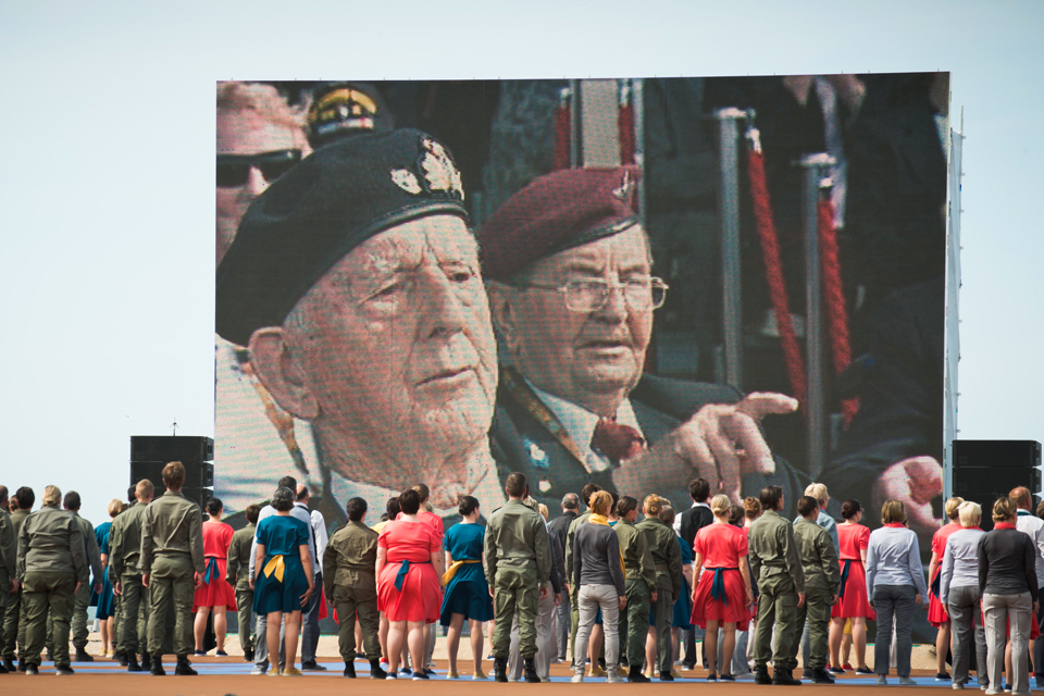 UK military honour D Day 70