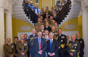 Defence Secretary Michael Fallon hosts a reception to thank the UK’s Reservists and their employers