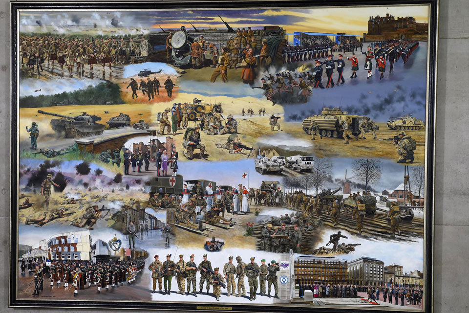 A new painting marks Army’s relationship with Scotland over last 100 years