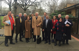 Lord Heseltine with the Panel members