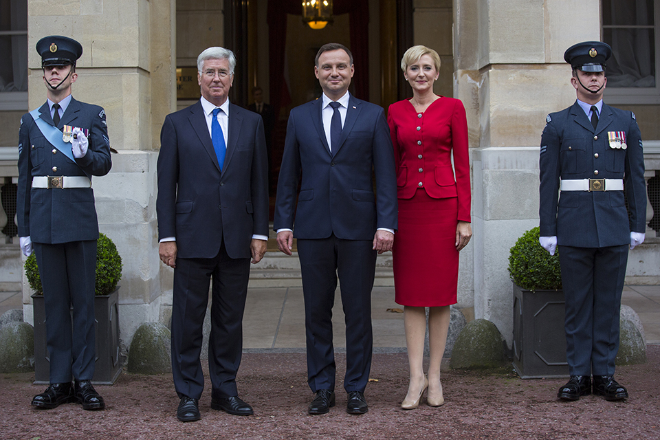 UK and Poland honour veterans during the President of the Republic of Poland's visit