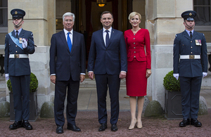 The Secretary of State for Defence and President of the Republic of Poland