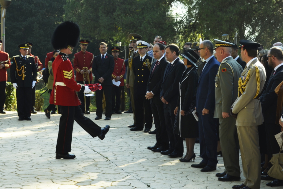  Remembrance Day service 2015 in Albania