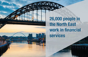 26,000 people in the North East work in financial services