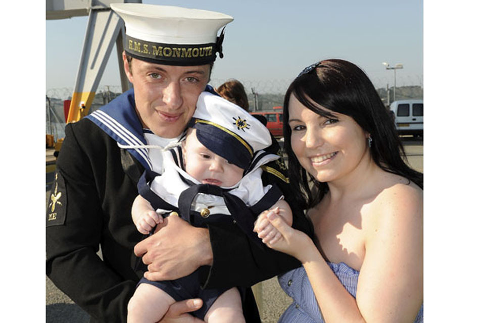 HMS Monmouth home from anti piracy operations
