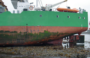 Vessel aground