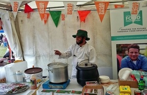 Mohammed at the Sugar Smart cookery demonstration