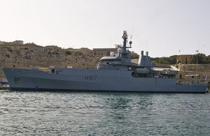 HMS Echo, dockside in Kalkara, Malta (stock image) [Picture: Wikimedia Commons/Heb]