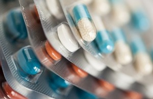 Packets of pills - antibiotics