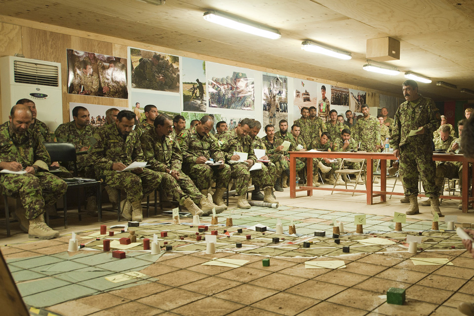 Planning group for a major Afghan-led operation