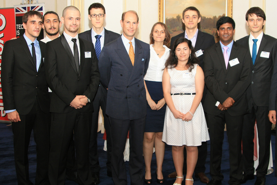 HRH Prince Edward attends the launch of the British Business Portal