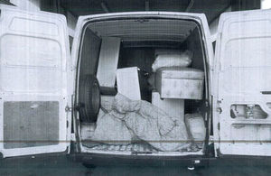 Attempted people smuggler's van