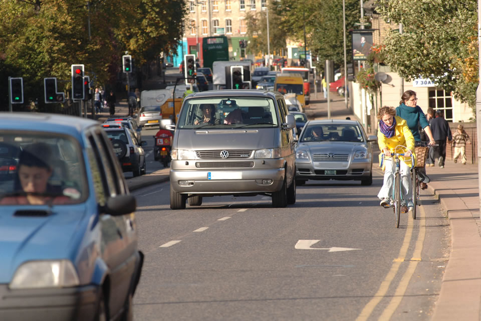 Hills Road before scheme