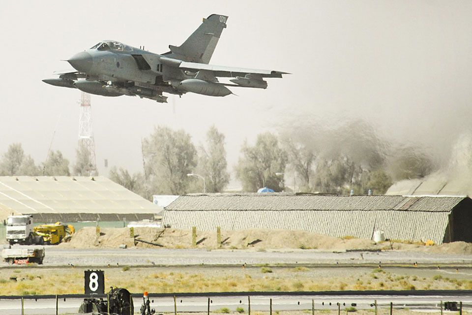 RAF Tornado pilots go straight into action in Afghanistan