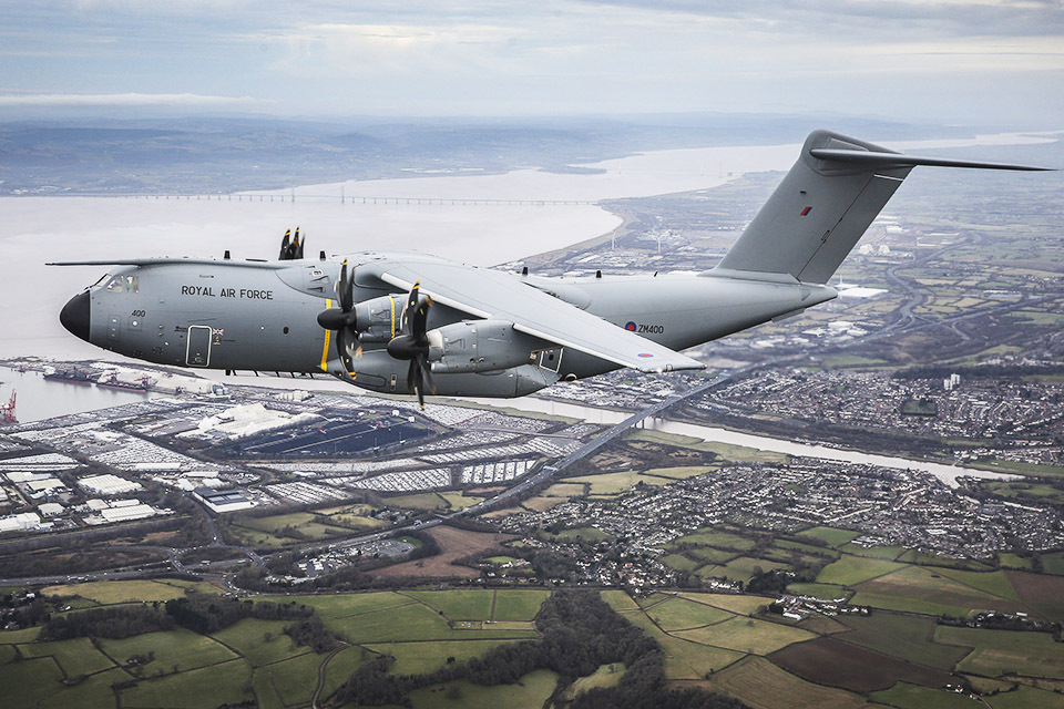 UK’s first A400M aircraft named “City of Bristol”