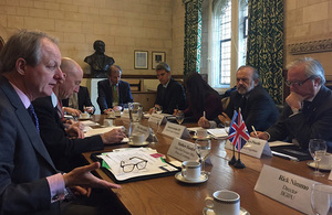 Ambassador Mark Kent travels to the UK with Argentine legislators