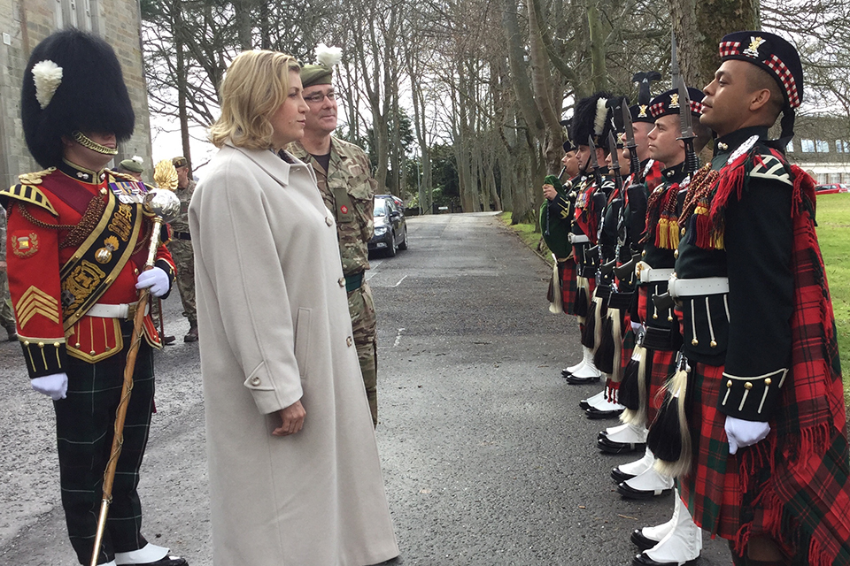 Armed Forces Minister visits Scottish troops returning from Afghanistan