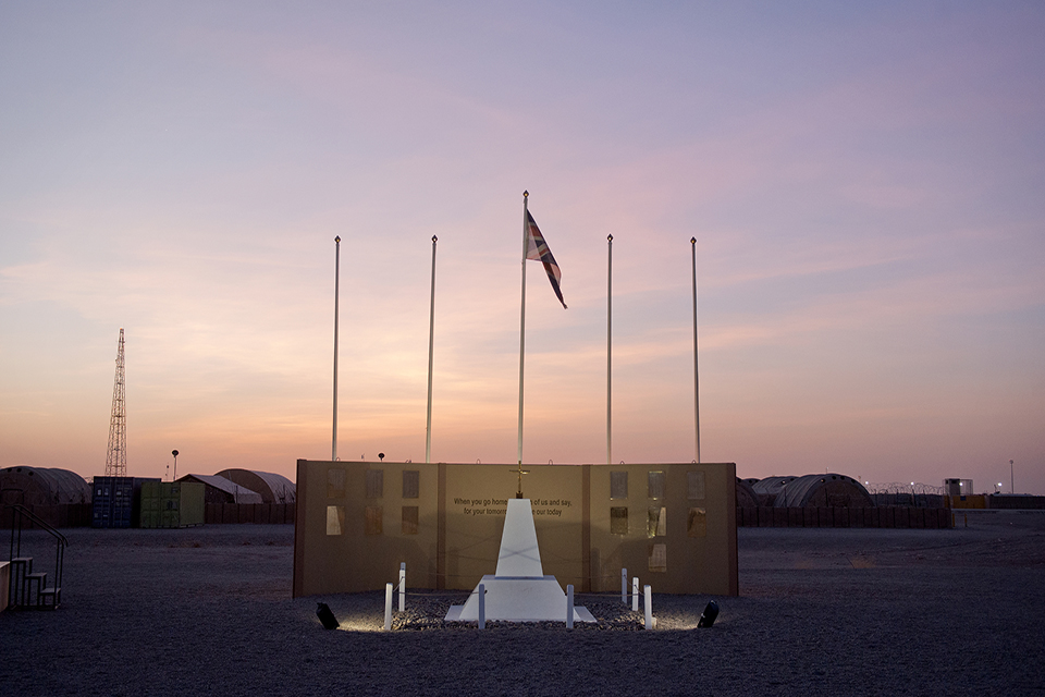 Camp Bastion memorial Wall