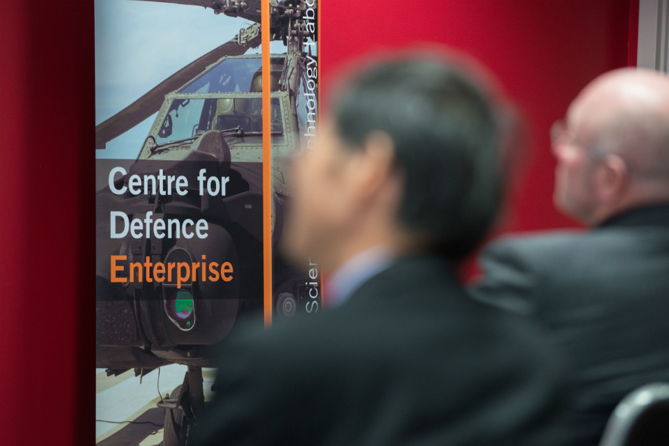 CDE Innovation Network event with UK Defence Solutions Centre