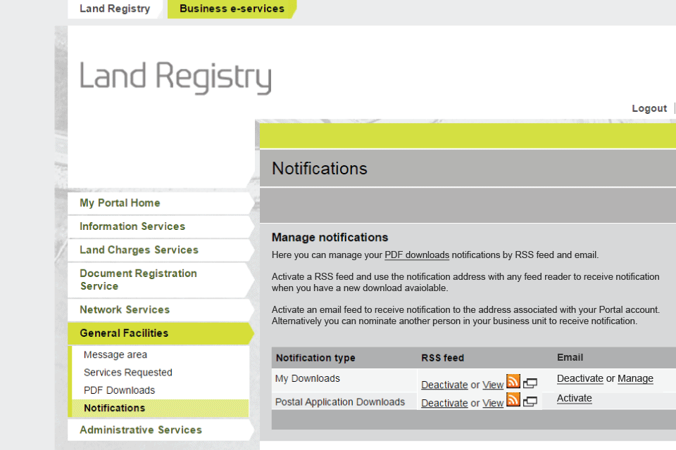 Customers can receive email notifications when application results are available