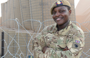 British Army chef Lance Corporal Kennedy Mutonga Muia [Picture: Sergeant Barry Pope, Crown copyright]