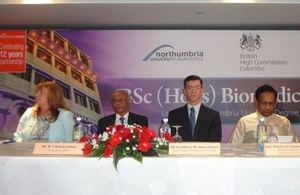 The launch of Degree will help Sri Lanka to train up more professional biomedical scientists.