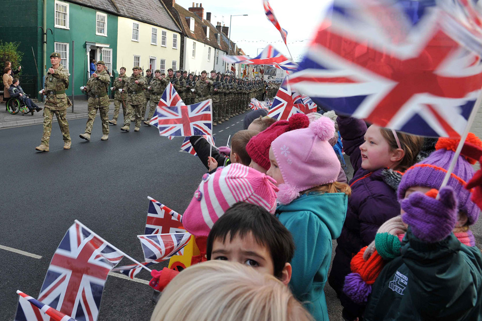 Family, friends and public welcome soldiers home from Afghanistan