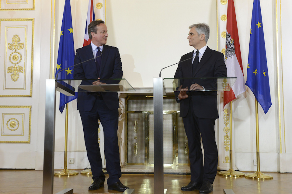 PM meeting with Chancellor Faymann of Austria: 26 November 2015