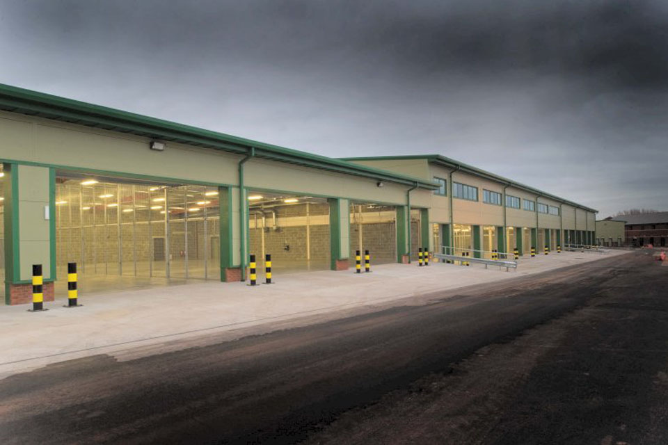 The new motor transport (MT) workshop and offices at Norton Manor Camp was delivered last year under the Regional Prime Contract for the South West - one of five existing contracts set to be replaced by the NGEC programme