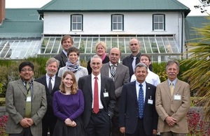 Pan-American scientists in the Falklands