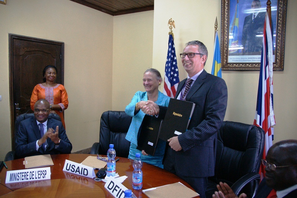 USAID and UK aid signed a partnership for primary education in the DRC ...