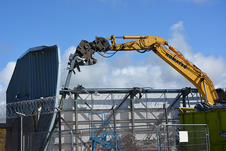 Demolition paves way for magazines to go